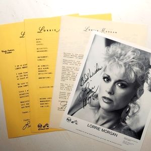 Rare Early 90s Lorrie Morgan International Fan Club Welcome Package